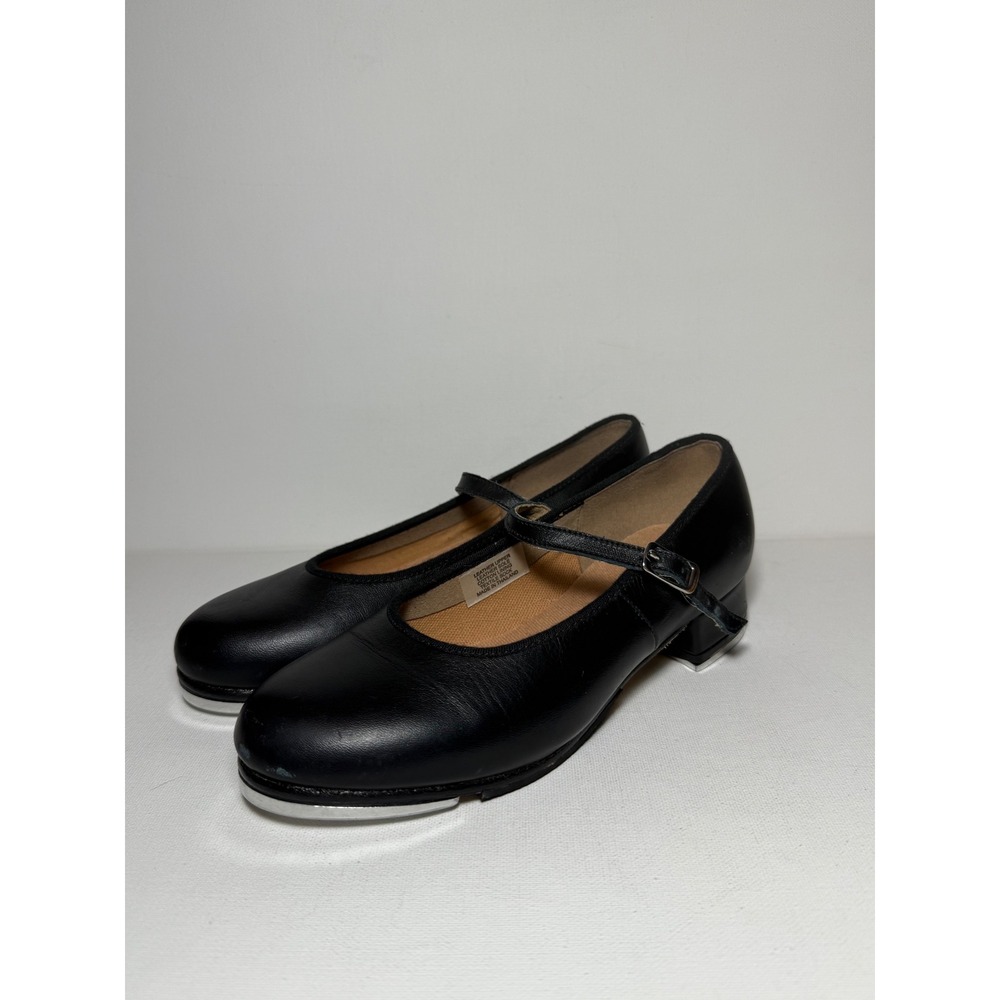 Youth Bloch Tap Shoes Size Girl 5.5 Black Dance Shoes - EUC